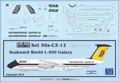 1:480 Seaboard World L-500 Galaxy