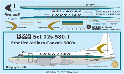 1:72 Frontier Convair 580