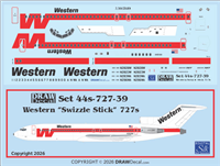 1:72 Western Airlines Boeing 727-200