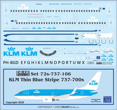 1:72 KLM Boeing 737-700(W)