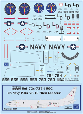 1:72 U.S. Navy P-8A Poseidon VP-10 'Red Lancers'