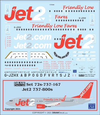 1:72 Jet2.com Boeing 737-800