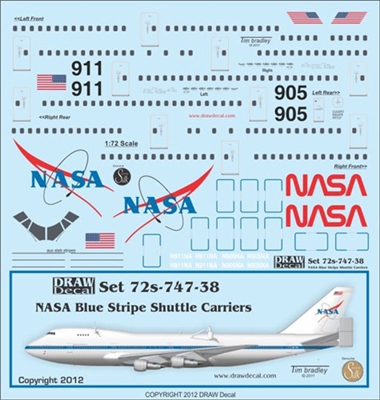 1:72 NASA Boeing 747 'Shuttle Carrier Aircraft'