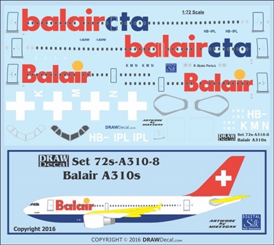 1:72 Balair CTA Airbus A.310-300