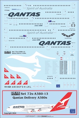 1:72 QANTAS (delivery cs) Airbus A.380-800