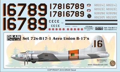 1:72 Aero Union Boeing B.17 Tanker