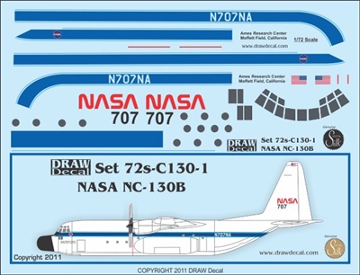 1:72 NASA C-130B Hercules
