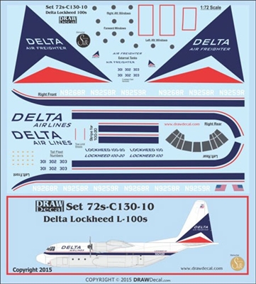 1:72 Delta Airlines L-100 Hercules