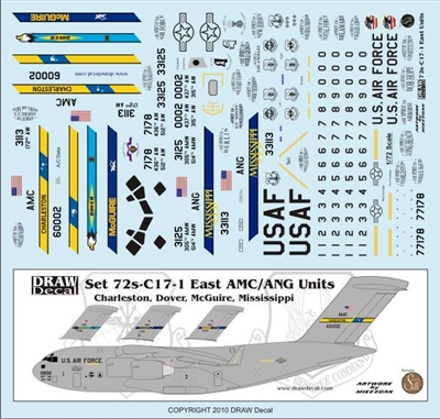 1:72 McDD C17 Globemaster III USAF East