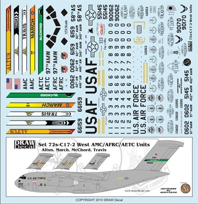 1:72 McDD C17 Globemaster III USAF West