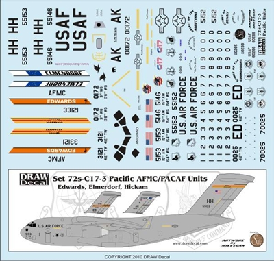 1:72 McDD C17 Globemaster III USAF Pacific