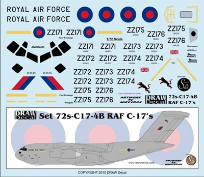 1:72 McDD C17 Globemaster III RAF