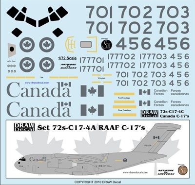 1:72 McDD C17 Globemaster III CAF