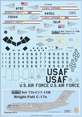 1:72 USAF AFRES 'Wright-Patterson AFB'  McDD C17 Globemaster III