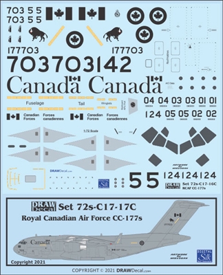 1:72 Canadian Armed Forces CC-177 / McDD C17 Globemaster III