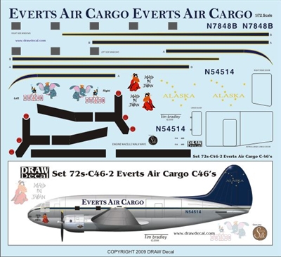 1:72 Everts Air Cargo Curtis C.46