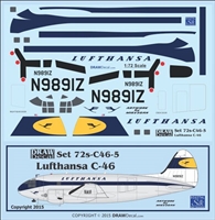1:72 Lufthansa Curtiss C.46D Commando