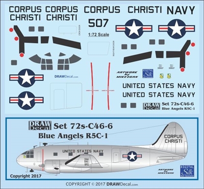 1:72 USNavy 'Blue Angels' Curtiss R5C-1 (C.46)