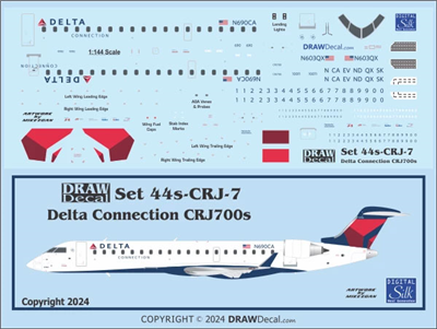 1:72 Delta Connection Canadair CRJ-700