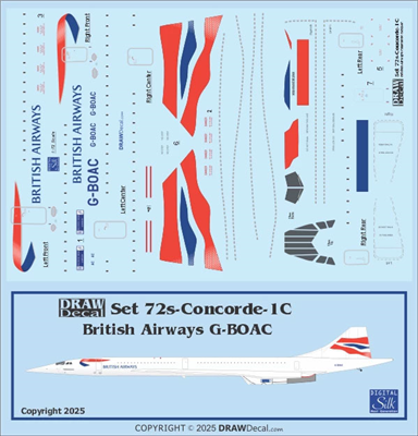 1:72 British Airways 'Union Flag' Concorde (G-BOAC)