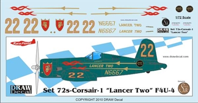 1:72 'Lancer Two' F4U Corsair