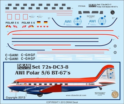 1:72 Alfred Wenger Institute Douglas DC-3 / Basler BT67