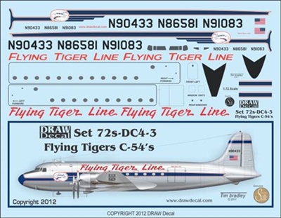 1:72 Flying Tigers Douglas DC-4