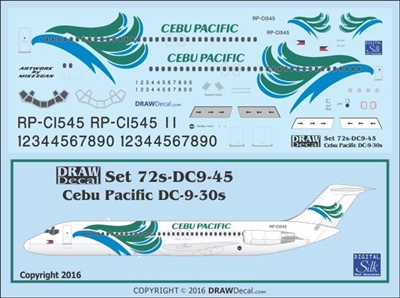 1:72 Cebu Pacific Douglas DC-9-30