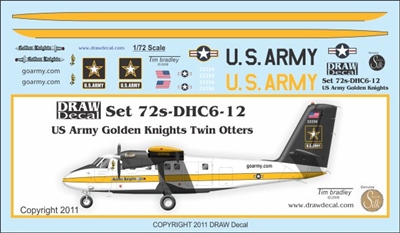 1:72 US Army 'Golden Knights' DHC-6 Twin Otter