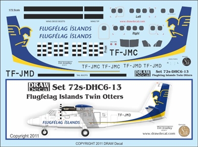 1:72 Flugfelag Islands DHC-6 Twin Otter