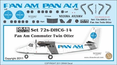 1:72 Pan Am Commuter DHC-6 Twin Otter