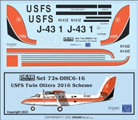 1:72 US Forest Service (2016 cs) DHC-6 Twin Otter