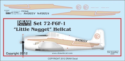 1:72 'Little Nugget' F6F Hellcat Racer