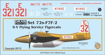 1:72 S-V Flying Service F7F Tigercats