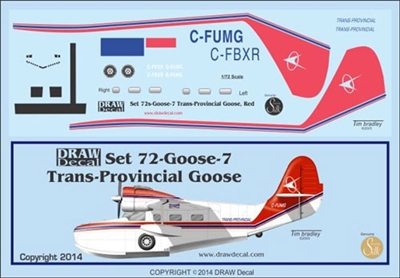 1:72 Trans Provincial, Red Grumman Goose