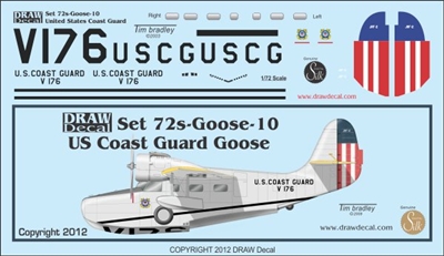 1:72 United States Coast Guard Grumman Goose
