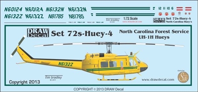 1:72 North Carolina Forest Service UH-1H Huey
