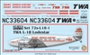 1:72 TWA Lockheed L-18 Lodestar