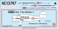 1:72 Northwest Airlines L-9D Orion