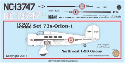 1:72 Northwest Airlines L-9D Orion