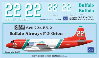 1:72 Buffalo Airways P-3A Orion Tanker