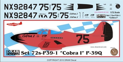 1:72 P-39Q 1946 Thompson Trophy 'Cobra One'