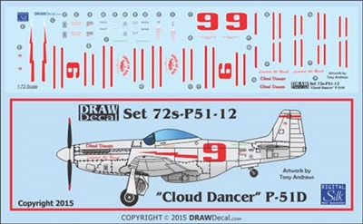 1:72 N.A. P-51D Mustang  'Cloud Dancer'