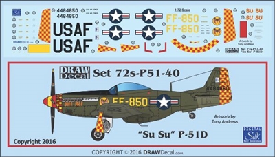 1:72 N.A. P-51D Mustang  "Su Su"