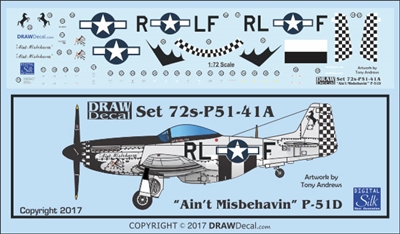 1:72 N.A. P-51D Mustang  "Ain't Misbehavin'" (1999)