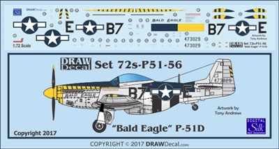 1:72 N.A. P-51D Mustang  "Bald Eagle"