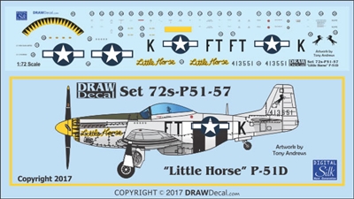 1:72 N.A. P-51D Mustang  "Little Horse"