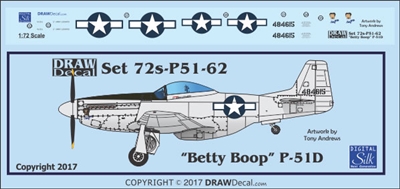 1:72 P-51D Mustang  "Betty Boop"