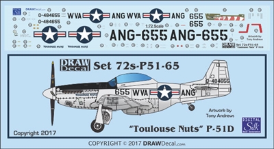 1:72 P-51D Mustang  "Toulouse Nuts"