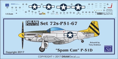 1:72 N.A. P-51D Mustang  "Spam Can"